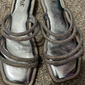 H2K iridescent sandals. Similar to the popular Steve Madden ones! Fits a size 8